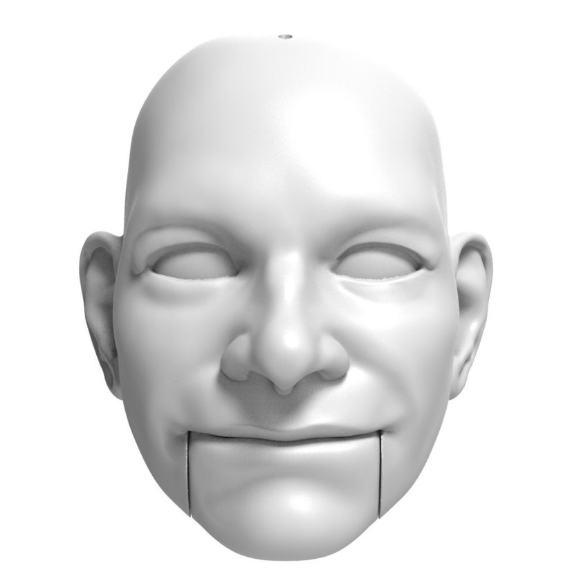 John Eck - head model for 3D printing
