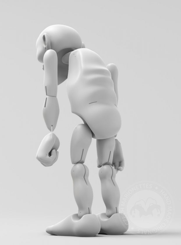3D Model of Cyclops Puppet for 3D printing