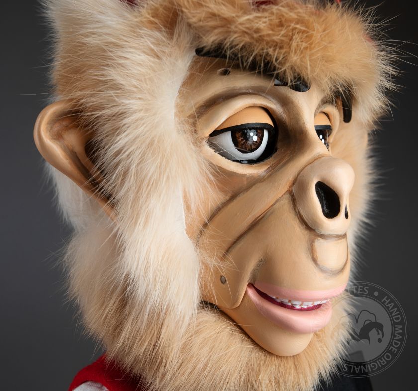 Mr. Monkey Customizable Puppet with Advanced Animatronics - Perfect for Street Performers