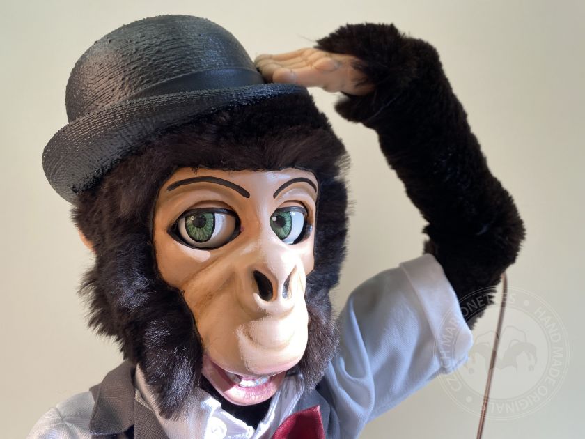 Pan opičák - loutka na zakázku