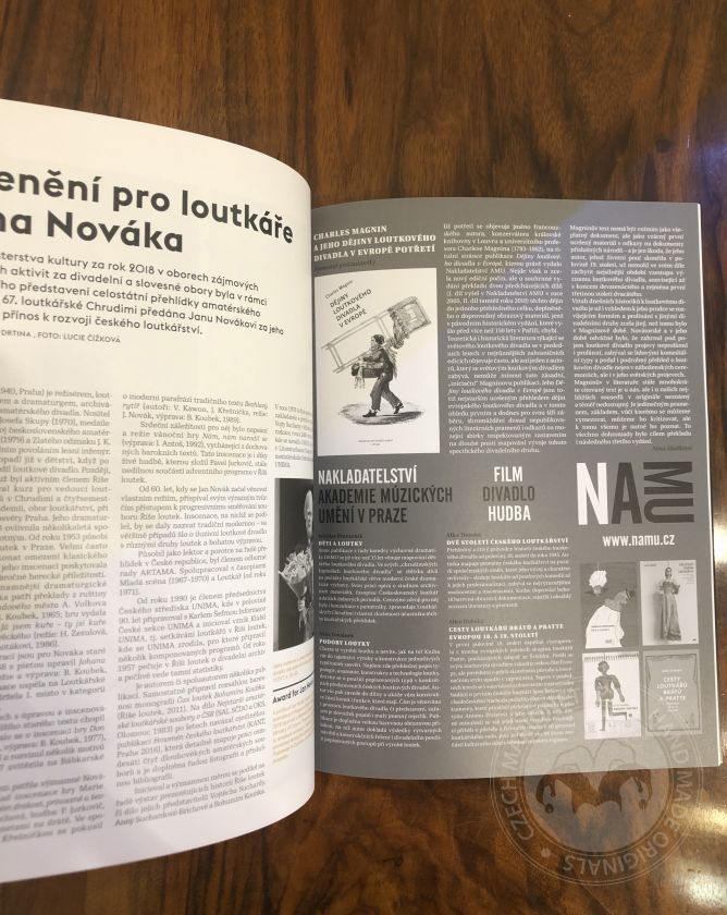 Magazin Loutkář 3/2018