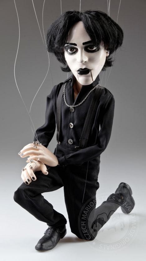 Portrait marionette of a singer - 60cm (24inch), movable mouth