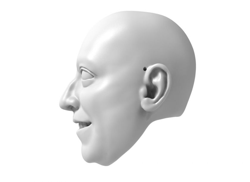 Geschäftsmann 3D Kopfmodel für den 3D-Druck 145mm