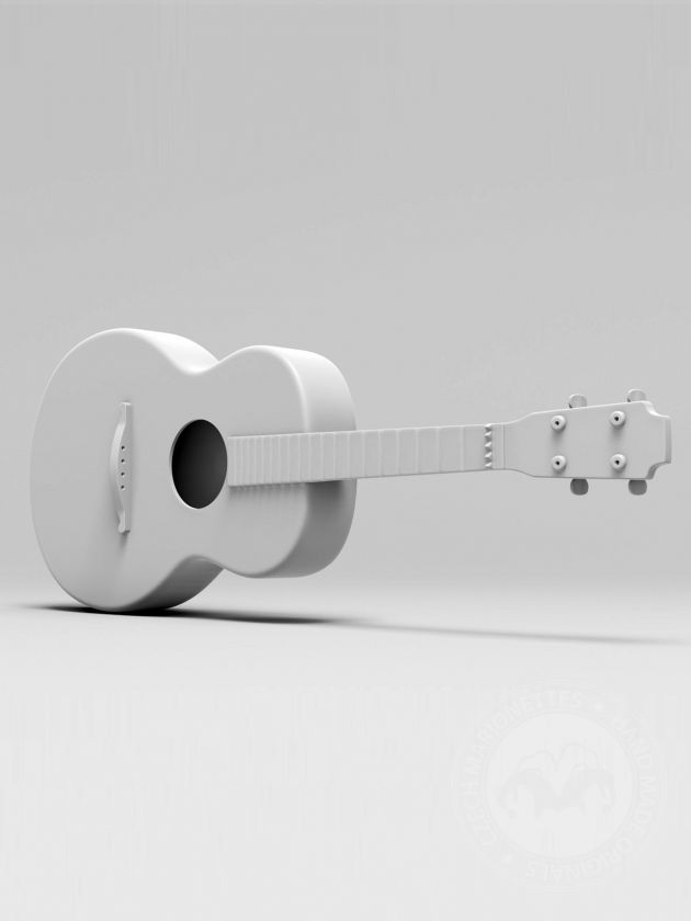 Guitare espagnole pour l'impression 3D