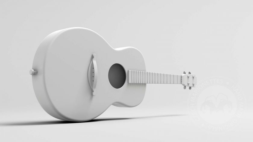 Kytara - Španělka 3D Model pro 3D tisk
