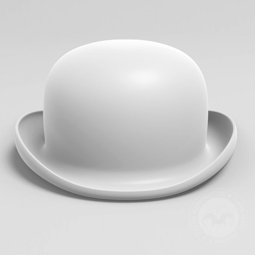 Bowler hat for 3D print