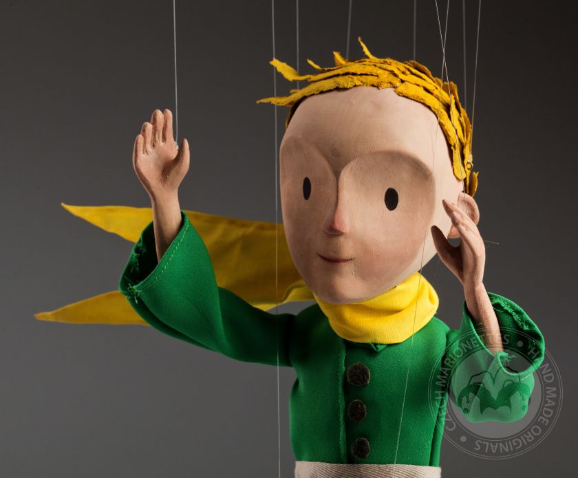Le Petit Prince - Marionnette sculptée à la main