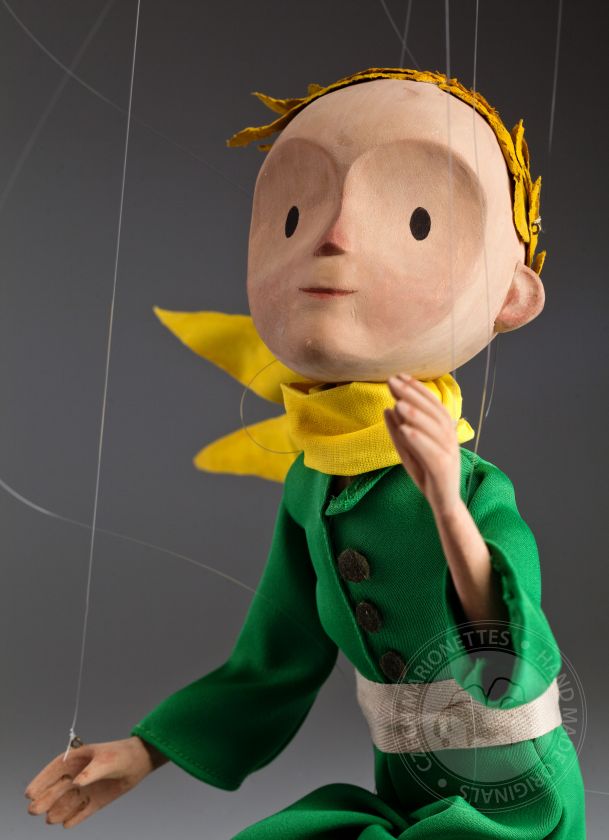 Der Kleine Prinz - Handgeschnitzte Marionette