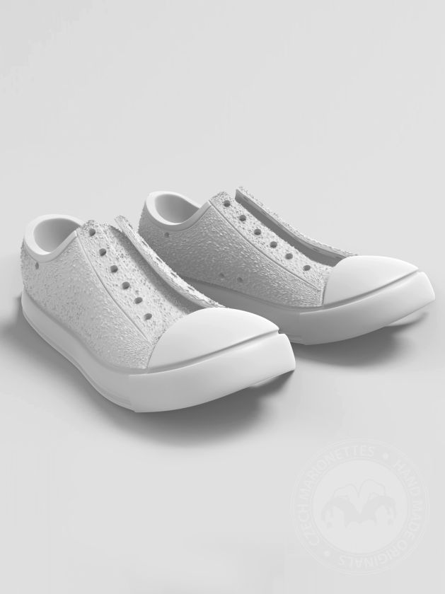Shoes Converse low for 3D print