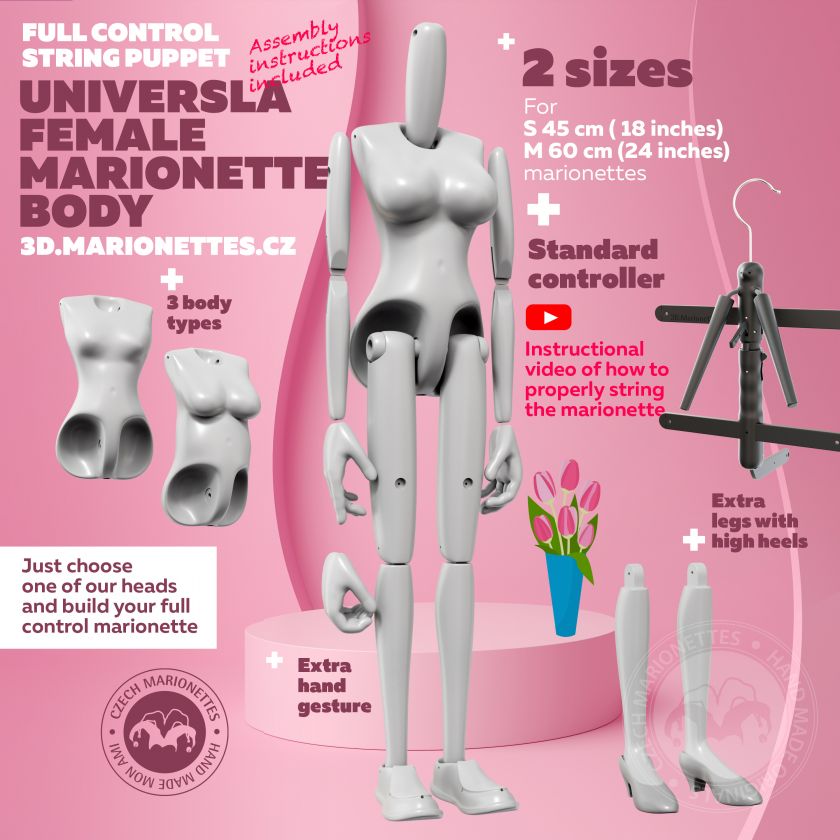 Female Marionette Universal Full Control Body – Ver 2.1