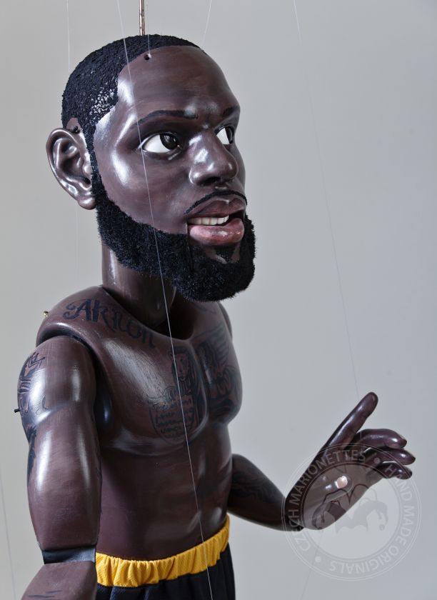LeBron James  baskeball player professional marionette - 40 inches (100cm) tall