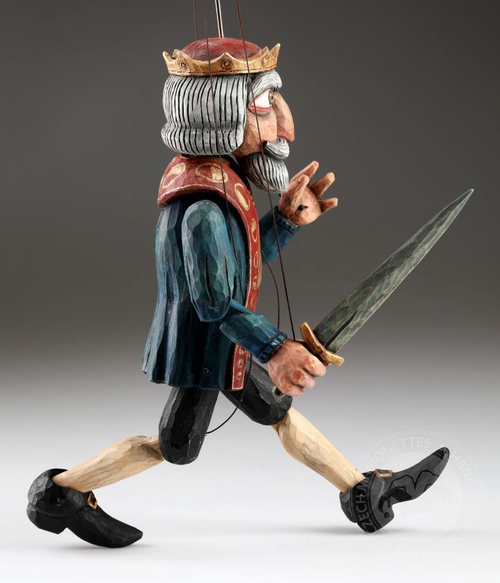 König aus alten Märchen - Retro-Puppe