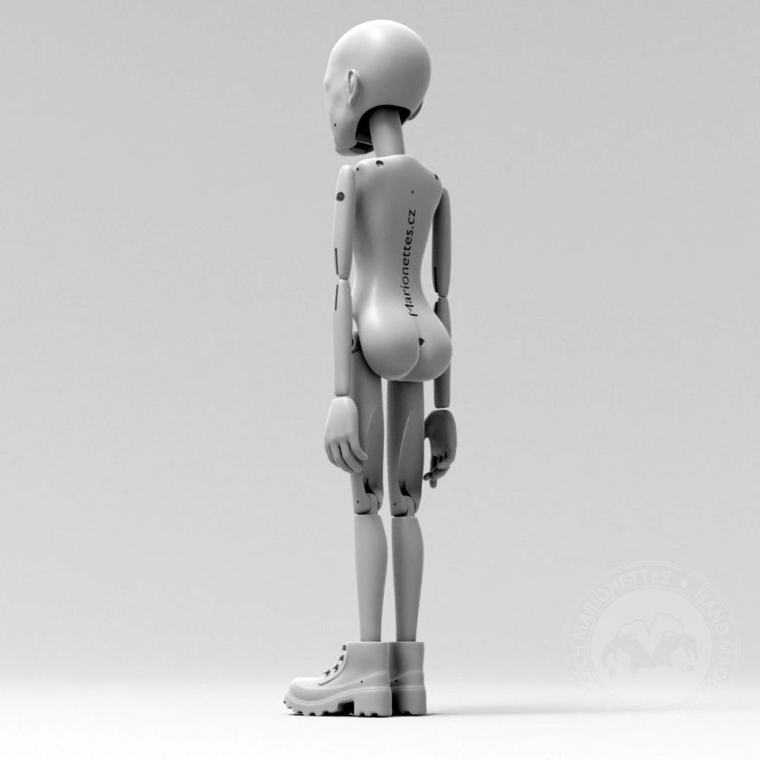 Sigourney Weaver come Ripley, modello 3D per stampa 3D, marionette da 60 cm