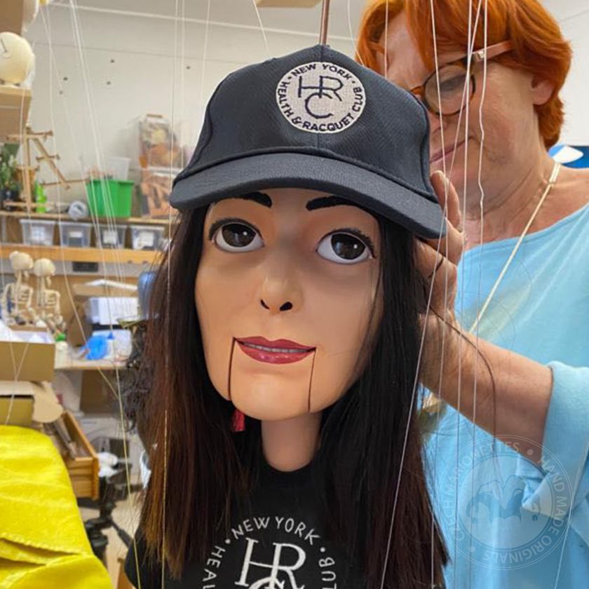 Tajmená žena, 3D model hlavy pro 100cm loutku pro 3D tisk