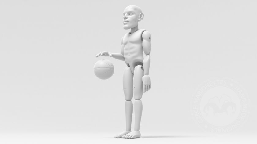 Lebron James, 3D model 100cm kompletní loutky pro 3D tisk