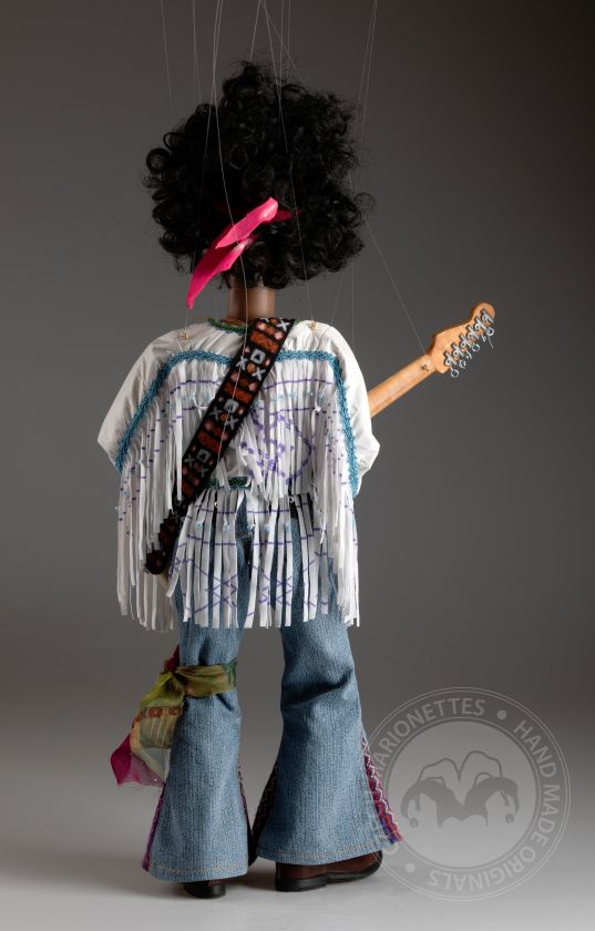 Jimi Hendrix - Portrait marionette 24 inches (60 cm) tall