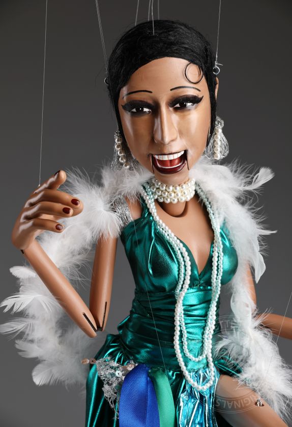 Joséphine Baker - Portrait marionnette 24 pouces (60 cm) de hauteur