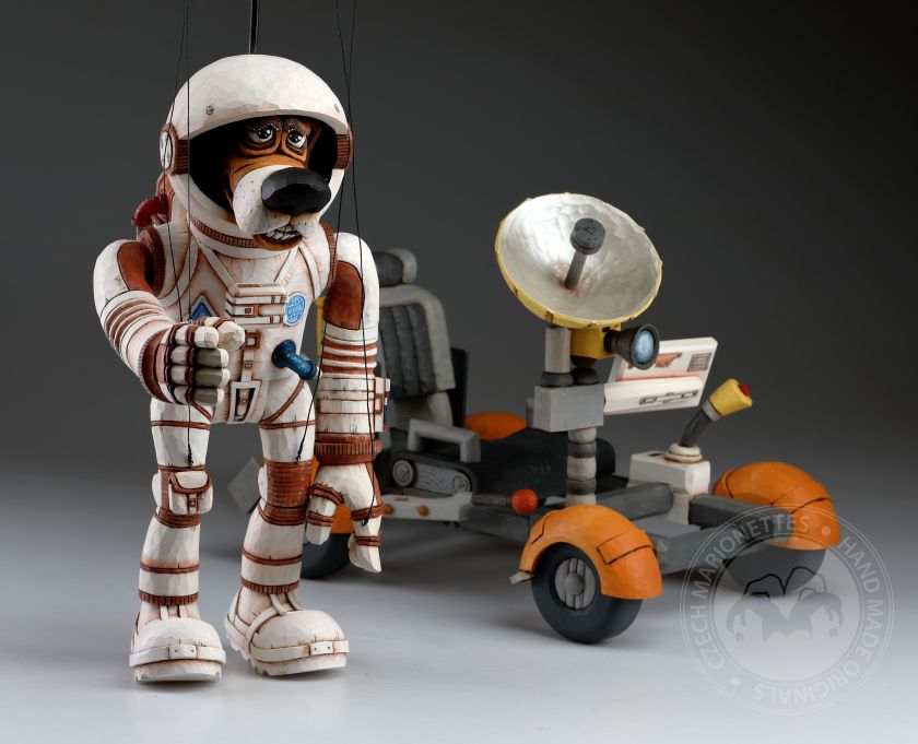 Dogstronaus Marionnettes sculptées à la main - Mission to Moon