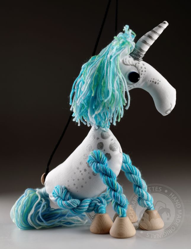 Blue Unicorn - Pepino Soft Puppet
