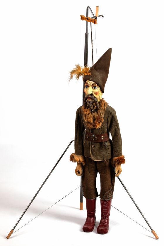 Ständer für eine große Marionette verstellbar - bis 160 cm groß