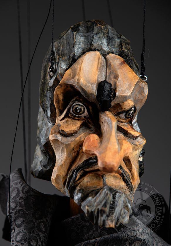 Schori - wooden hand-carved marionette