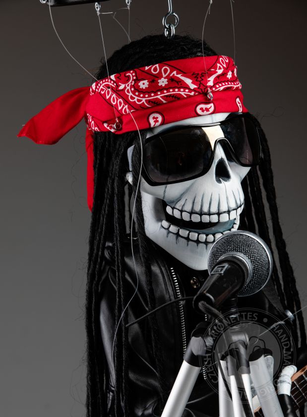 Rockstar Singing Skeleton - Amazing Marionette