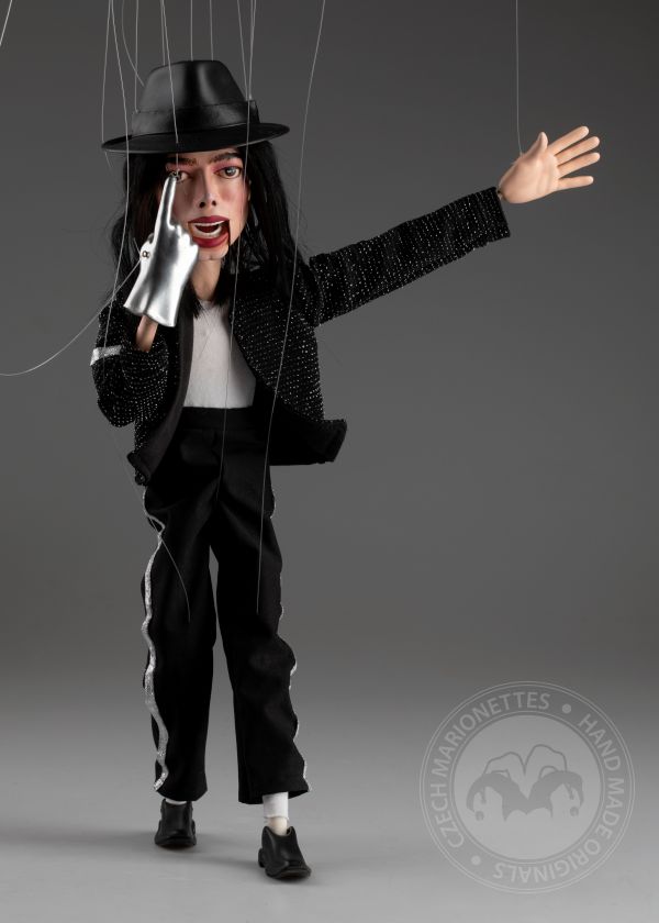 Michael Jackson - 40 cm vysoká performerská loutka