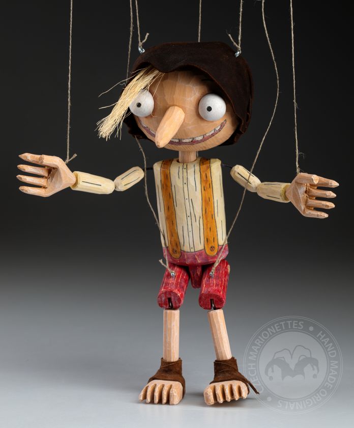 Pinocchio - original wooden Czech marionette