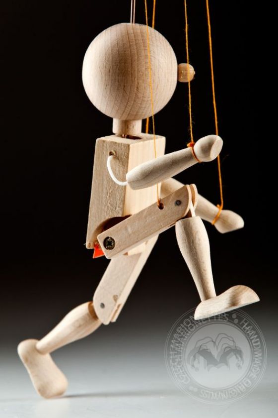 DIY kit - Mini Animáček dřevěná loutka 25 kusů
