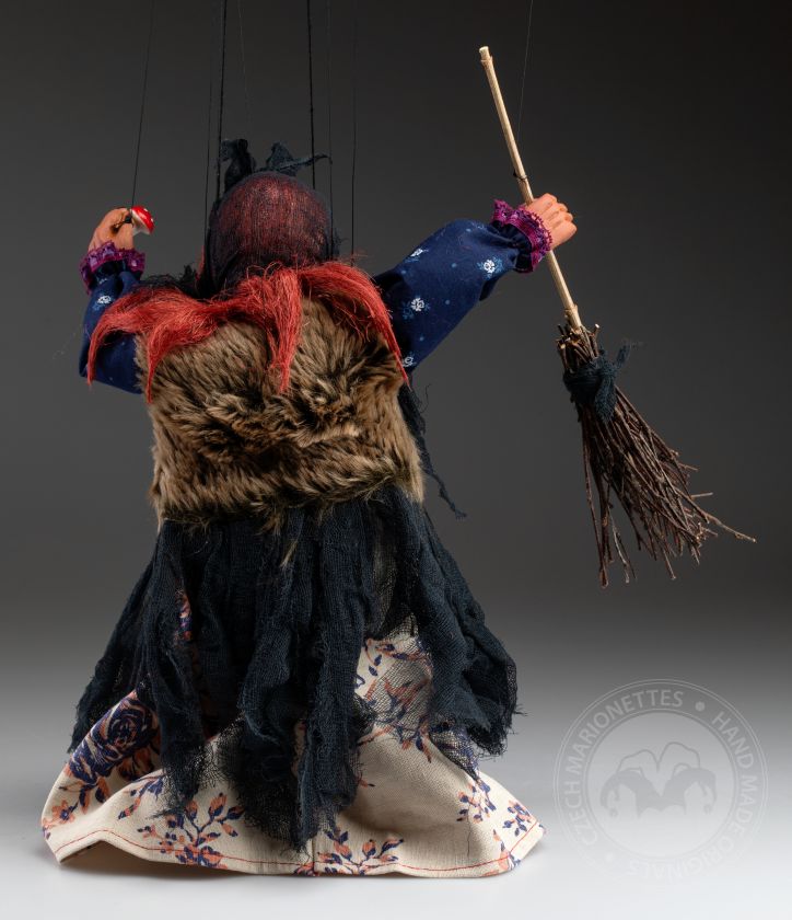 Hexe - Handgemachte Marionette