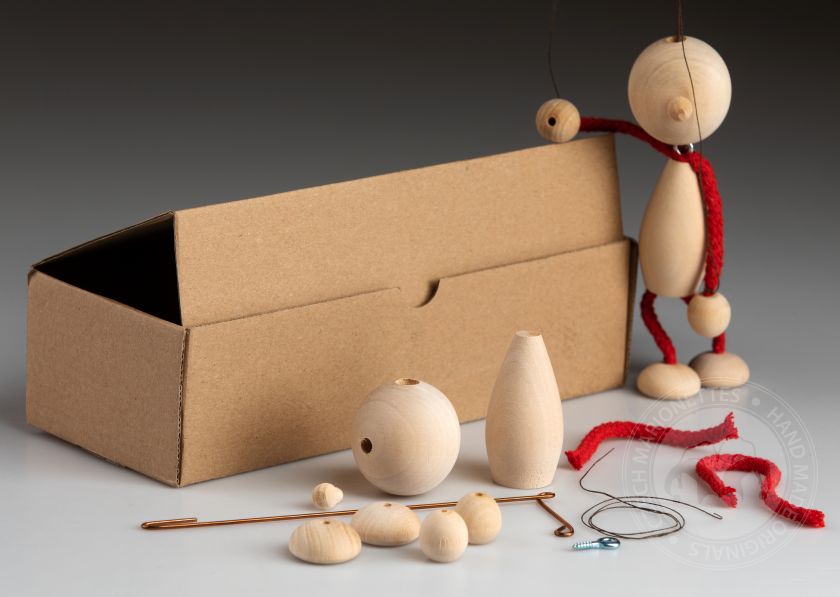 Mini wooden marionette - DIY kit