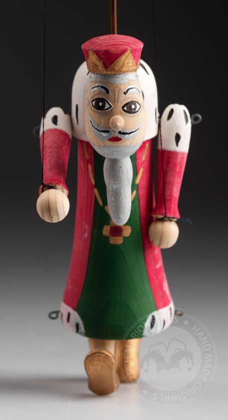 King - Mini marionnette en bois