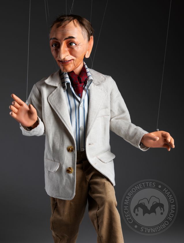 Benutzerdefinierte Marionette eines Mannes - Hergestellt nach einem Foto