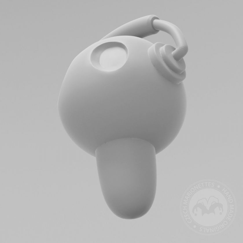 Funky man, 3D model hlavy pro 3D tisk