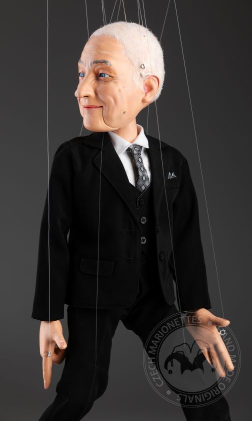 Custom-made marionette of a famous Czech psychiatrist