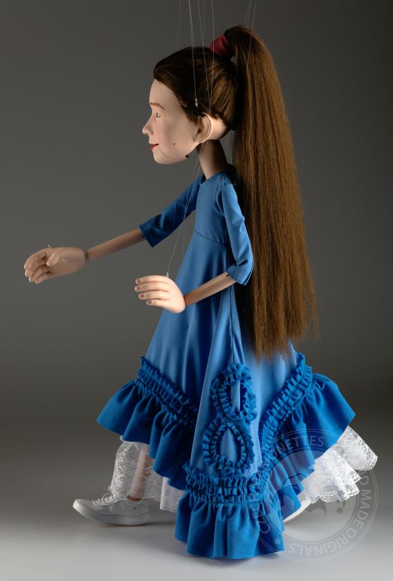 Marionnette sur mesure d'une petite fille - Allison (60 cm - 24 pouces de hauteur)