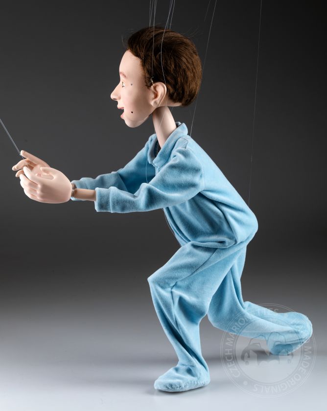 Marionette of a boy - made based on a photo (60 cm - 24 inches)