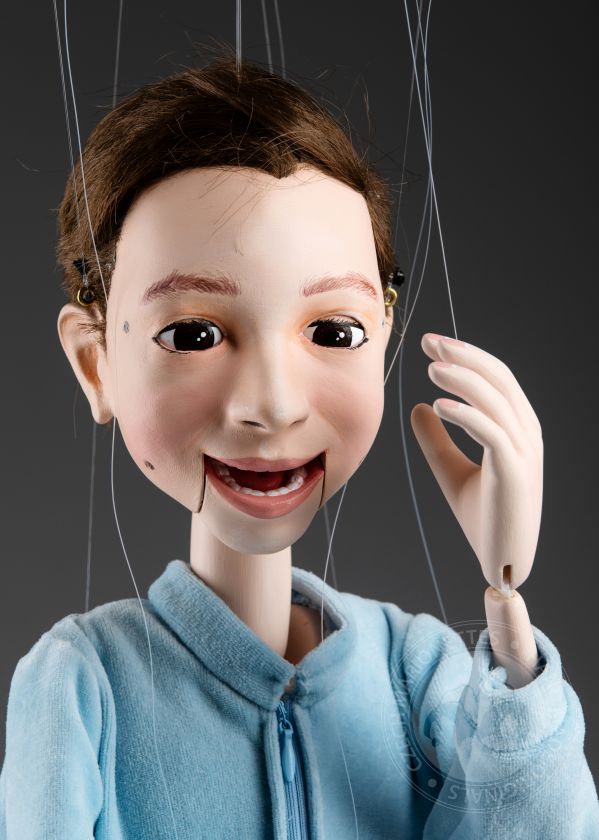 Marionette eines Jungen - hergestellt nach einem Foto (60 cm - 24 Zoll)