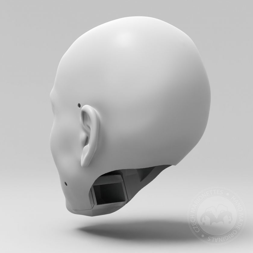 Paul Stanley, 3D-Modell Kopf für 3D-Druck