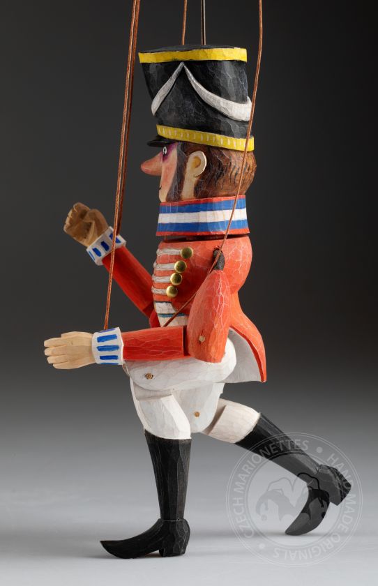 Soldier - Wooden Czech Marionette