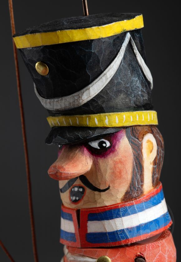 Soldat - Tschechische Marionette aus Holz