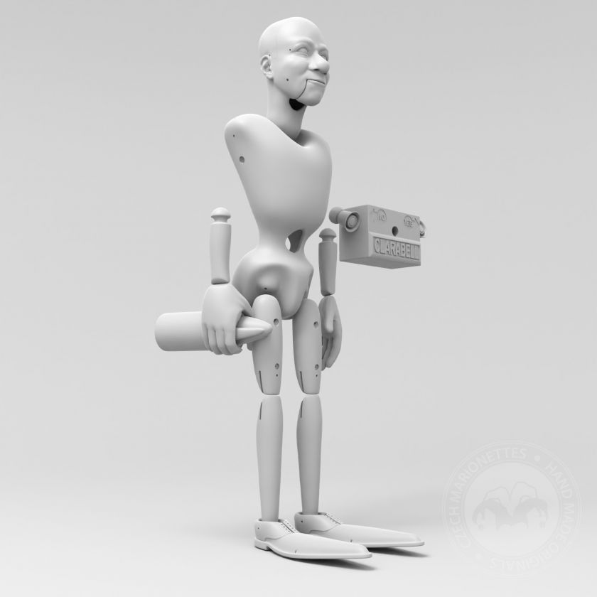3D Model klauna pro 3D tisk
