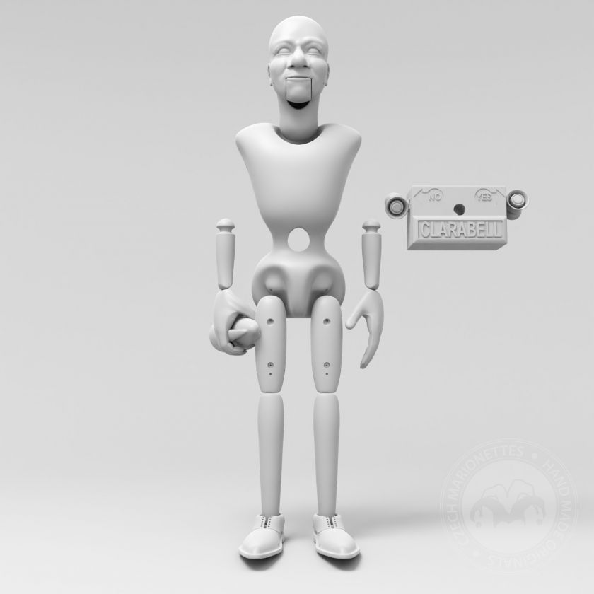 3D Model klauna pro 3D tisk