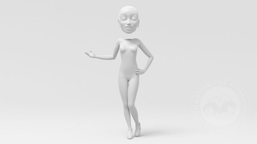 Lucky doll, 3D model for 3D printing