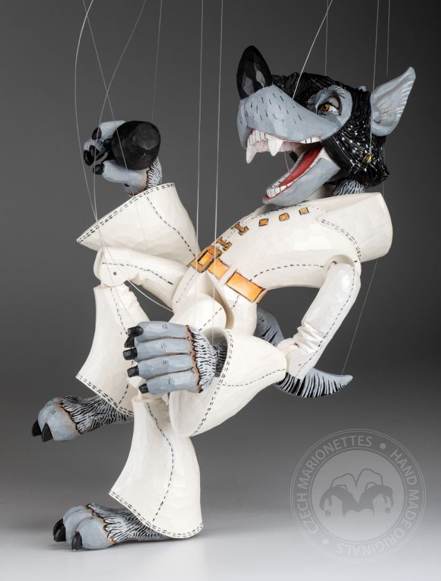 Wolf Elvis - Leistung Tschechische Marionette