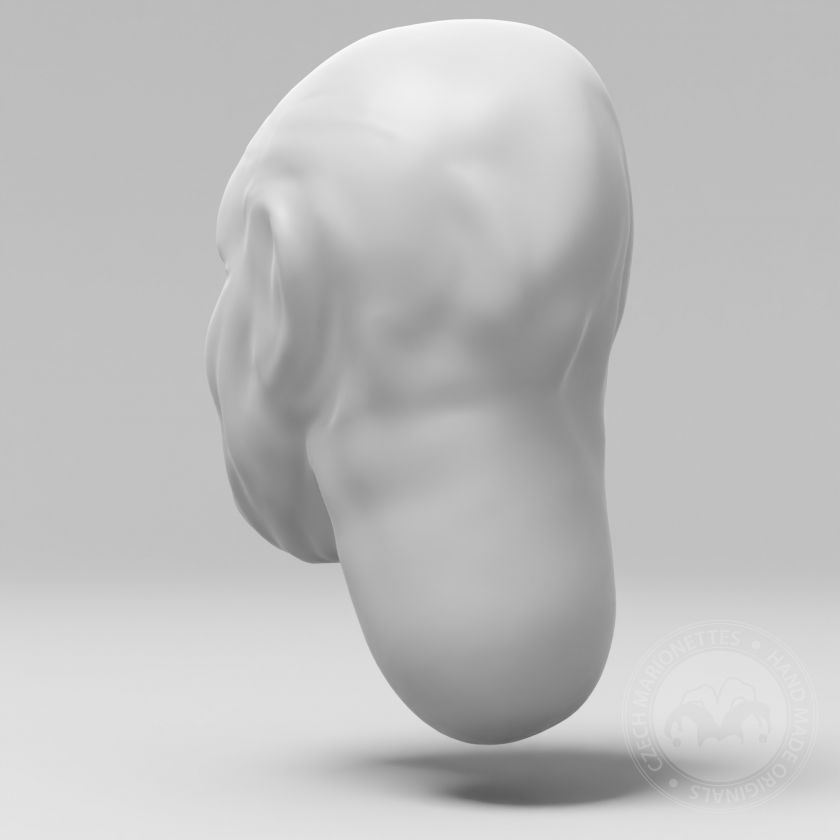 Vogelscheuche 3D Modell Kopf für 3D Druck