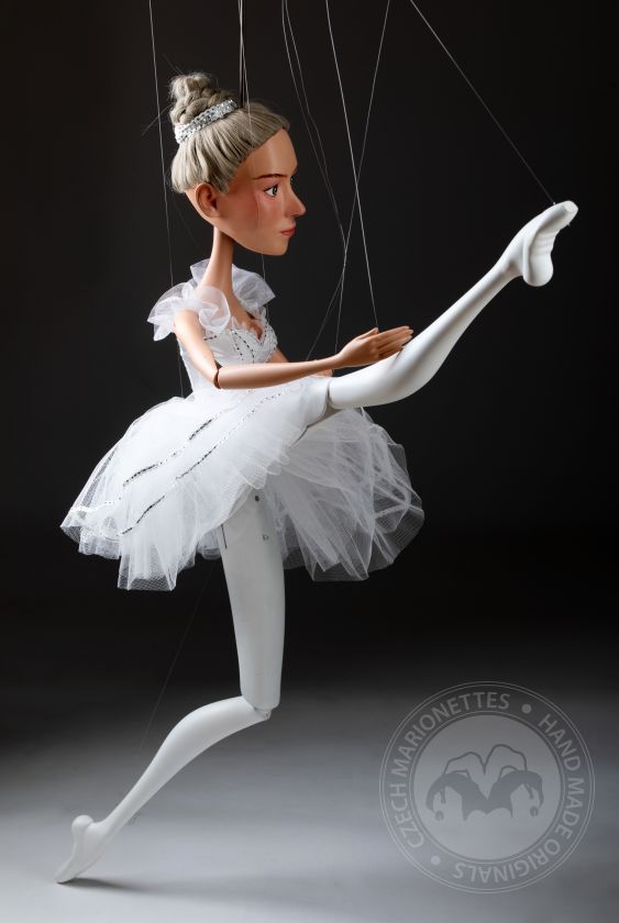 Ballerine - marionnette de portrait professionnelle de 100 cm de haut