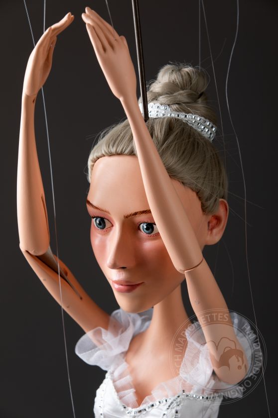 Ballerina - professional portrait marionette 100cm tall