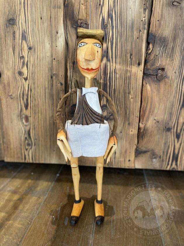 Angel - Original Wooden Hand-carved Marionette