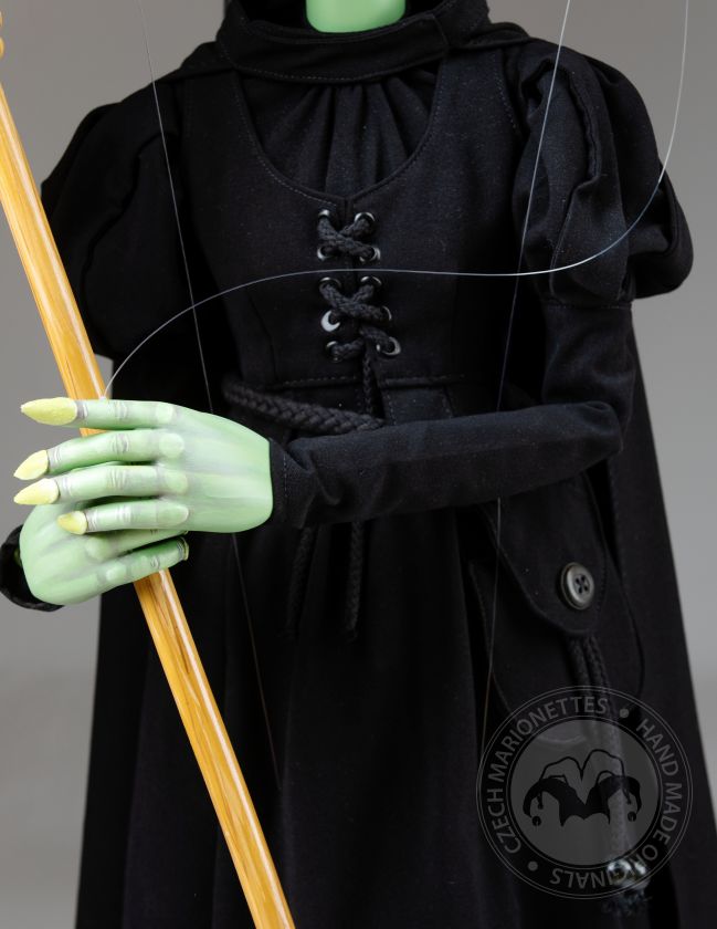 Green Wicked Witch - Marionette from the movie Wizard of Oz